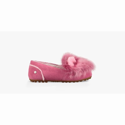 Chinelos UGG Pinkipuff Hailey Criança Rosa | PT-SXDMJ